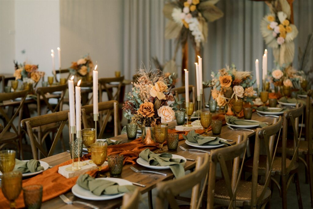 Warm Elegance Styled Shoot. Emma's Cottage. Photos by Bryce Noone Photography