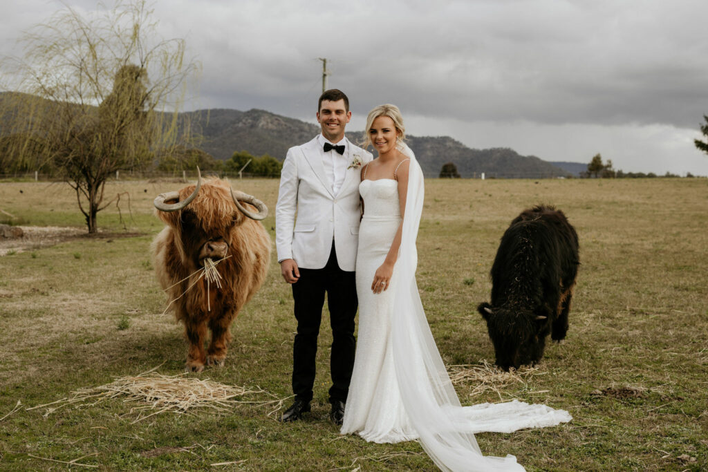 Aleesha + Jordan. Real Wedding. Hunter Valley Wedding Planner Magazine. Venue: Adams Peak. Photos by Rosebrook Imagery