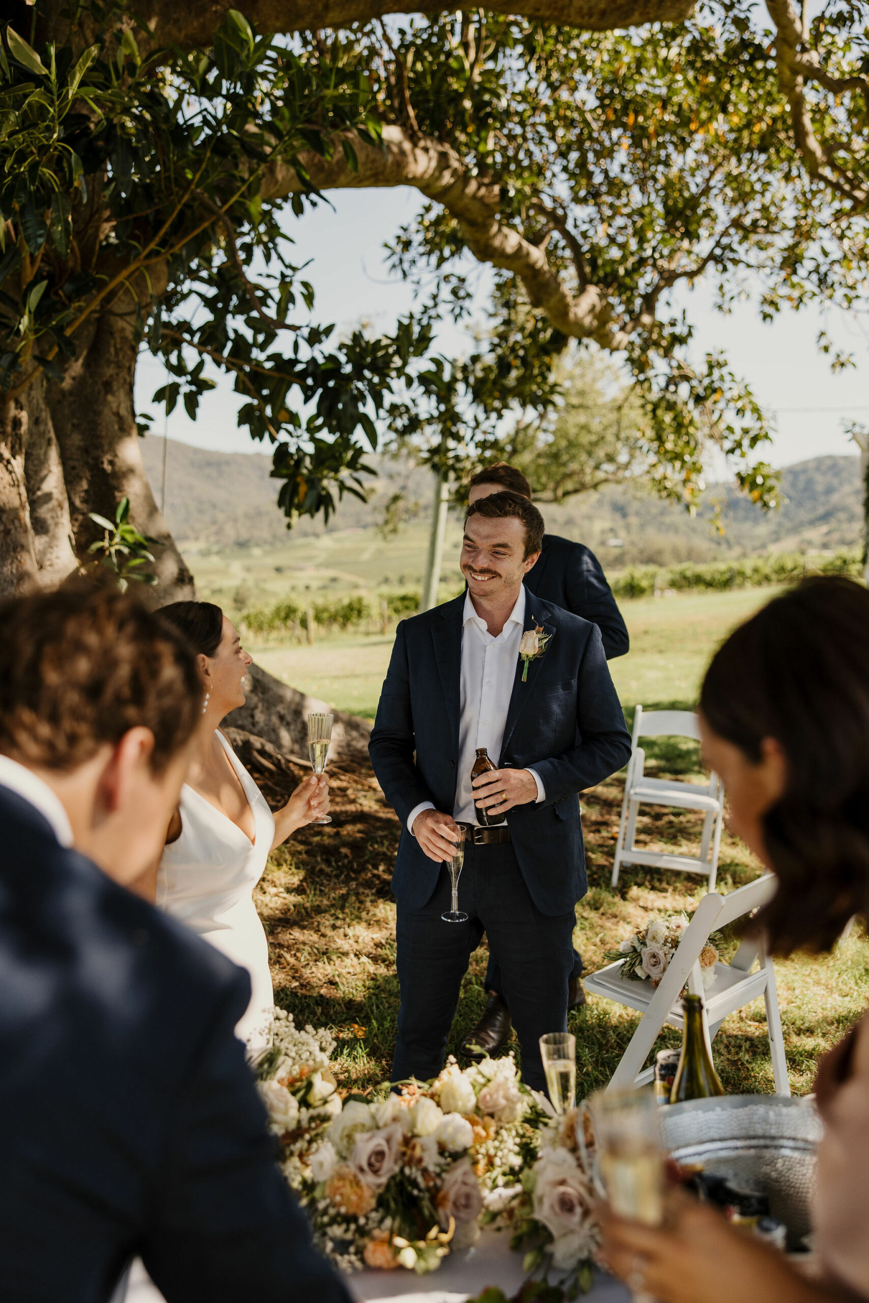 Remy and Steele Real Wedding. Hunter Valley Wedding Planner Magazine. Venue: Ben Ean. Photos by Ben Adams