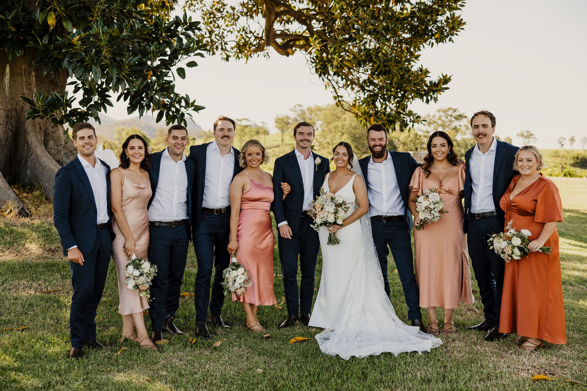 Remy and Steele Real Wedding. Hunter Valley Wedding Planner Magazine. Venue: Ben Ean. Photos by Ben Adams