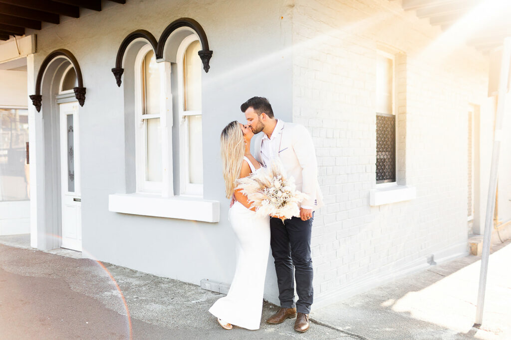 Claudia + Aiden. Real Wedding. Hunter Valley Wedding Planner Magazine. Venue: Fort Scratchley. Photos by Caitlin Amy Photography.